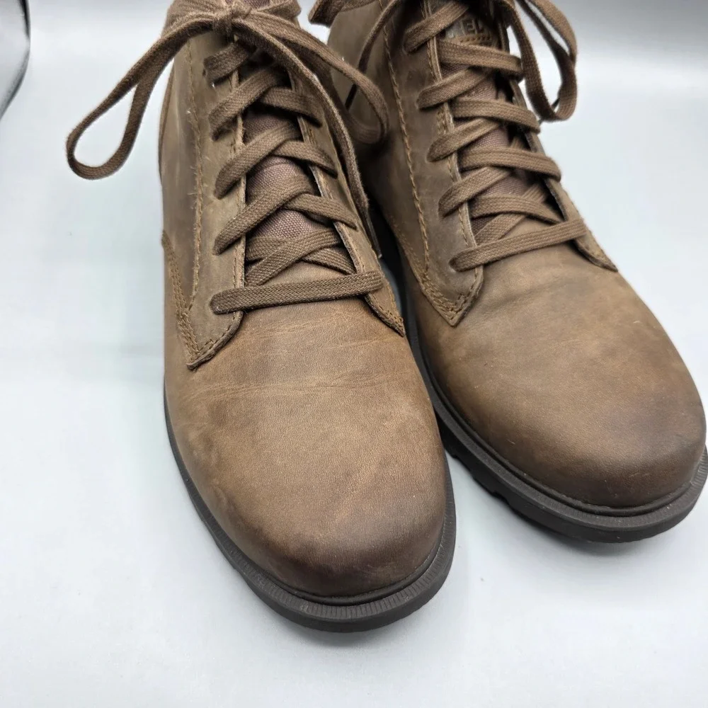 Sorel‎ Madson Chukka Boots Mens 8 Brown Leather Comfort Waterproof Lace Up